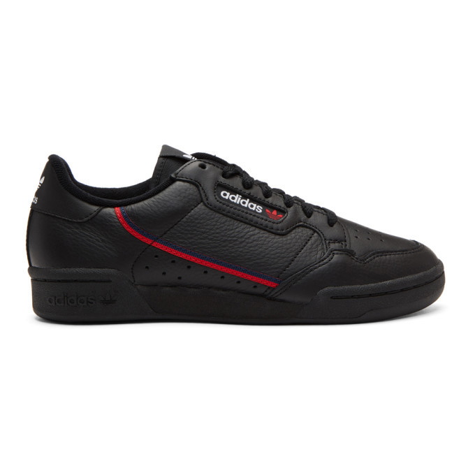 Photo: adidas Originals Black Continental 80 Sneakers