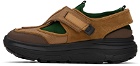Suicoke Brown & Green Tred Sneakers
