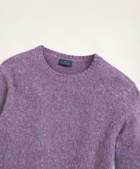 Brooks Brothers Men's Brushed Wool Sweater | Purple Heather