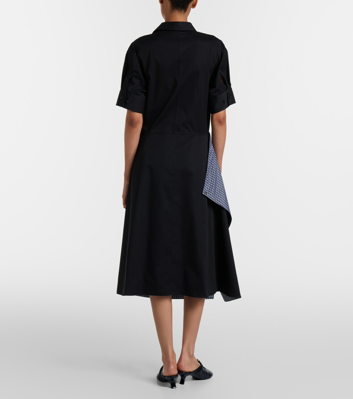 Loewe Deconstructed gabardine shirt dress