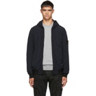 Stone Island Navy Hooded Jacket