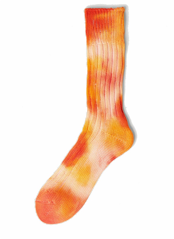 Photo: Stain Shade x Decka Socks - Tie Dye Socks in Orange