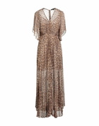 Maje Womens Maxi dress Camel