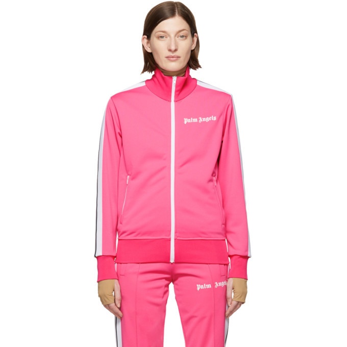 Palm Angels Track Jacket in pink - Palm Angels® Official