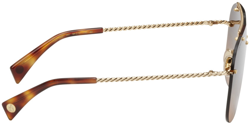 Lanvin Gold Aviator Sunglasses Lanvin