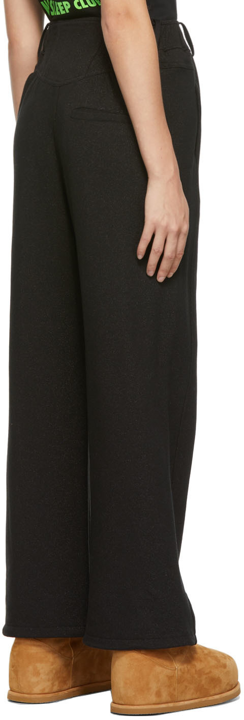 SJYP Black Drawstring Lounge Pants SJYP