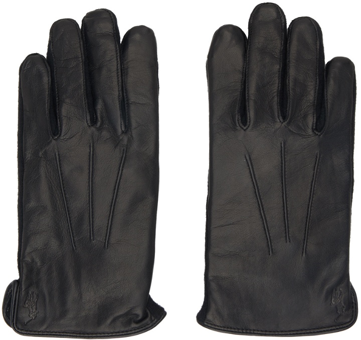 Photo: Polo Ralph Lauren Black Touchscreen Gloves