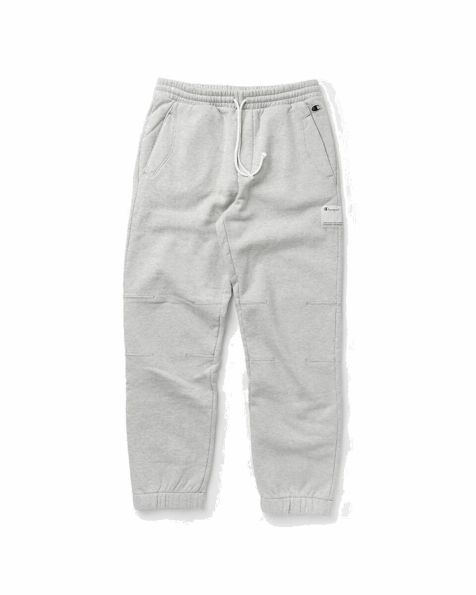 Photo: Champion Contemporary Heritage Elastic Cuff Pants Grey - Mens - Sweatpants