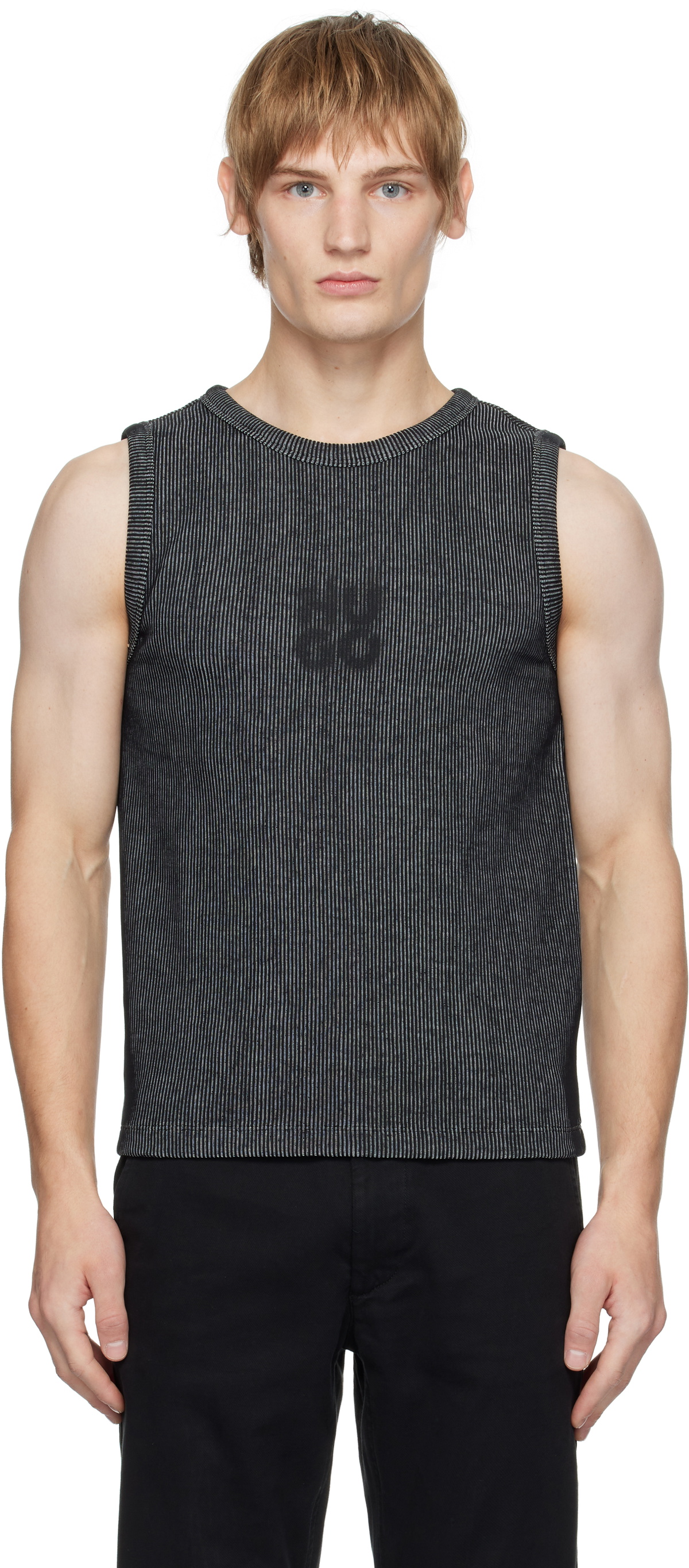 Hugo Black Logo Tank Top Hugo Boss