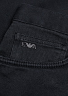 Emporio Armani J76 Straight-leg Jeans Black
