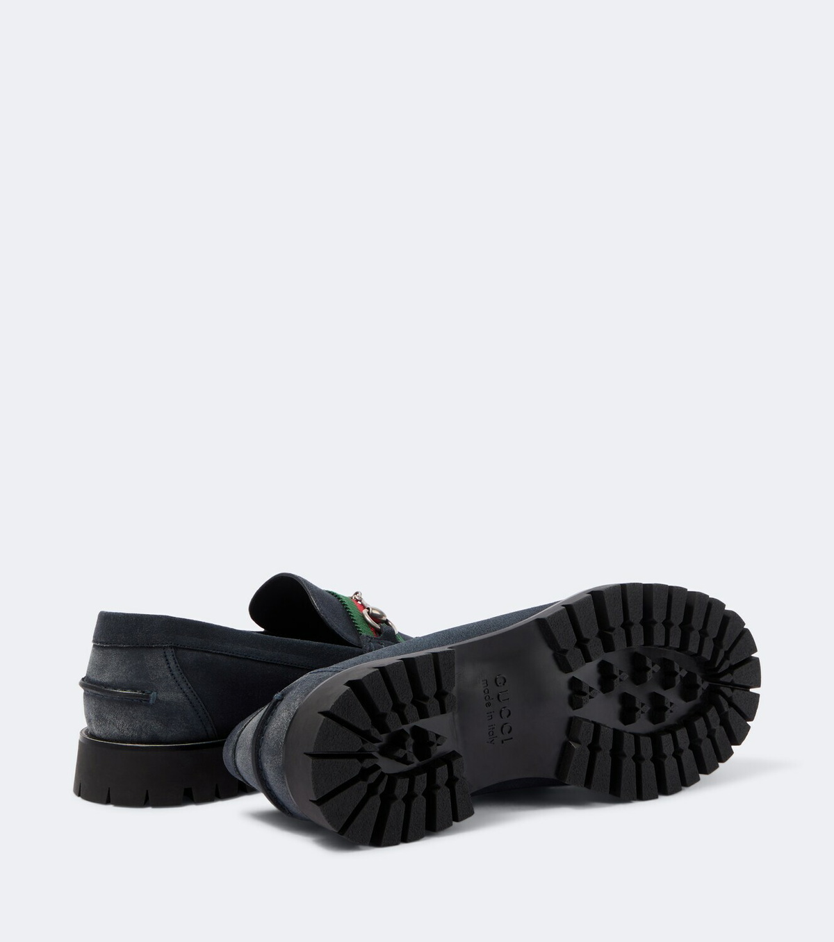 Gucci Horsebit suede loafers