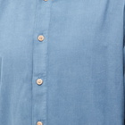 Folk Men's Babycord Shirt in Soft Blue