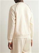 adidas Consortium - Wales Bonner Logo-Embroidered Cotton-Blend Jersey Sweatshirt - White