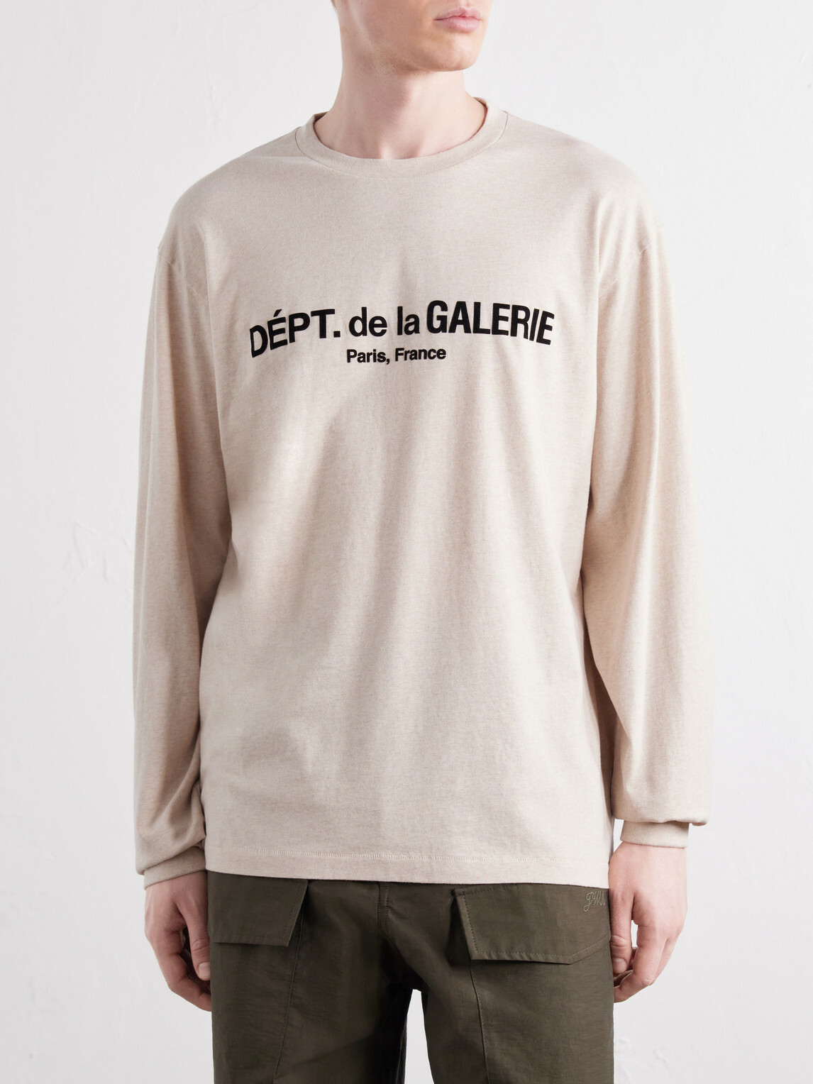Gallery Dept. - Logo-Appliquéd Cotton-Jersey T-Shirt - Neutrals