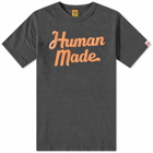 Human Made Men's Logo Tiger T-Shirt in Black