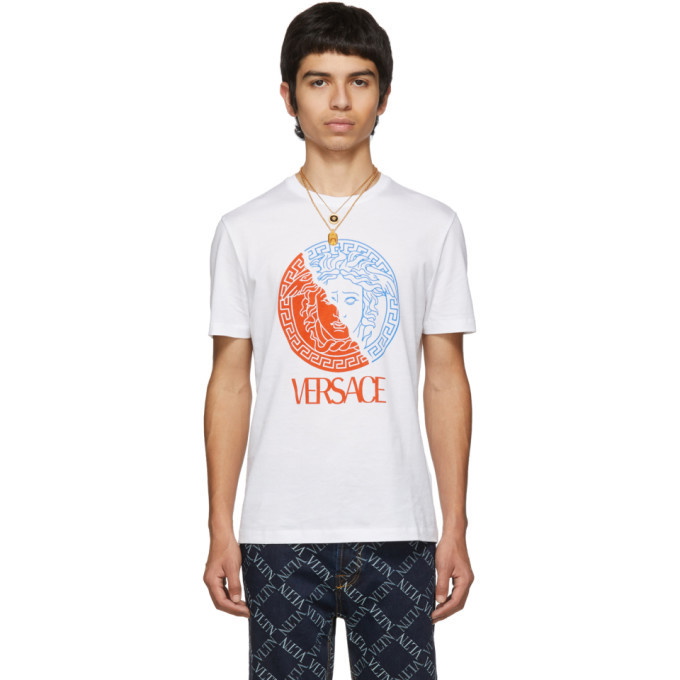 Photo: Versace White Half Medusa T-Shirt