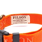 Filson Nylon Dog Collar in Flame
