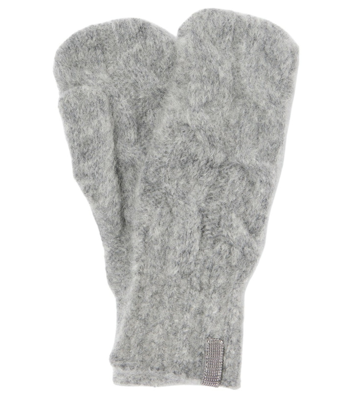 Photo: Brunello Cucinelli Mohair and wool gloves