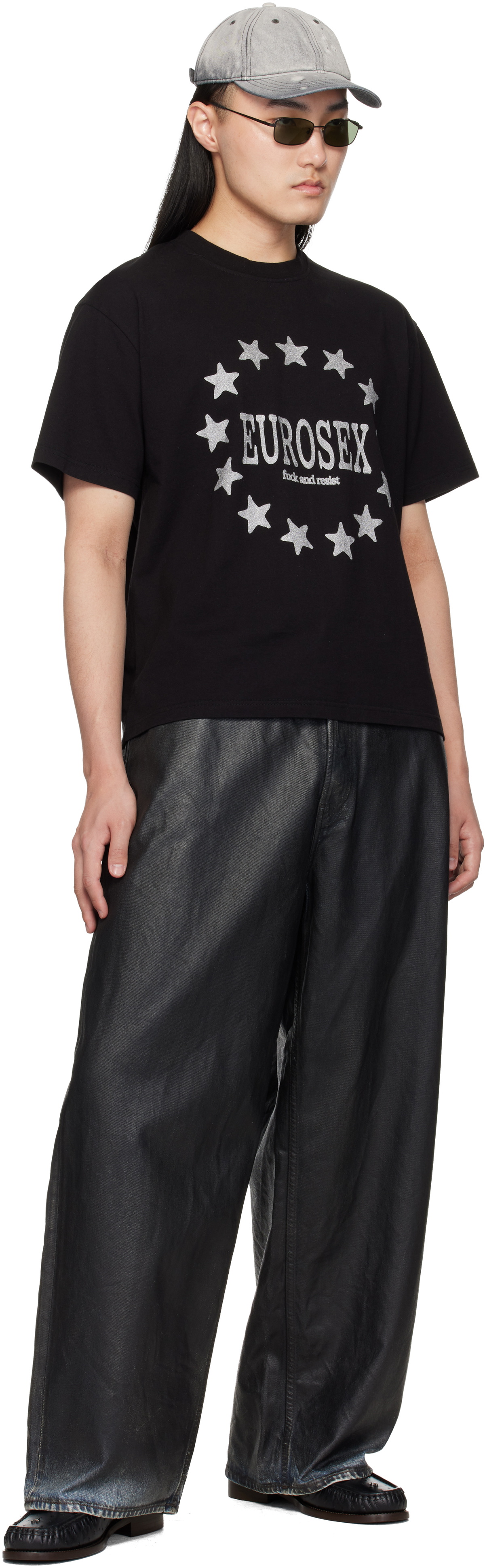 Carne Bollente SSENSE Exclusive Black Printed T-shirt