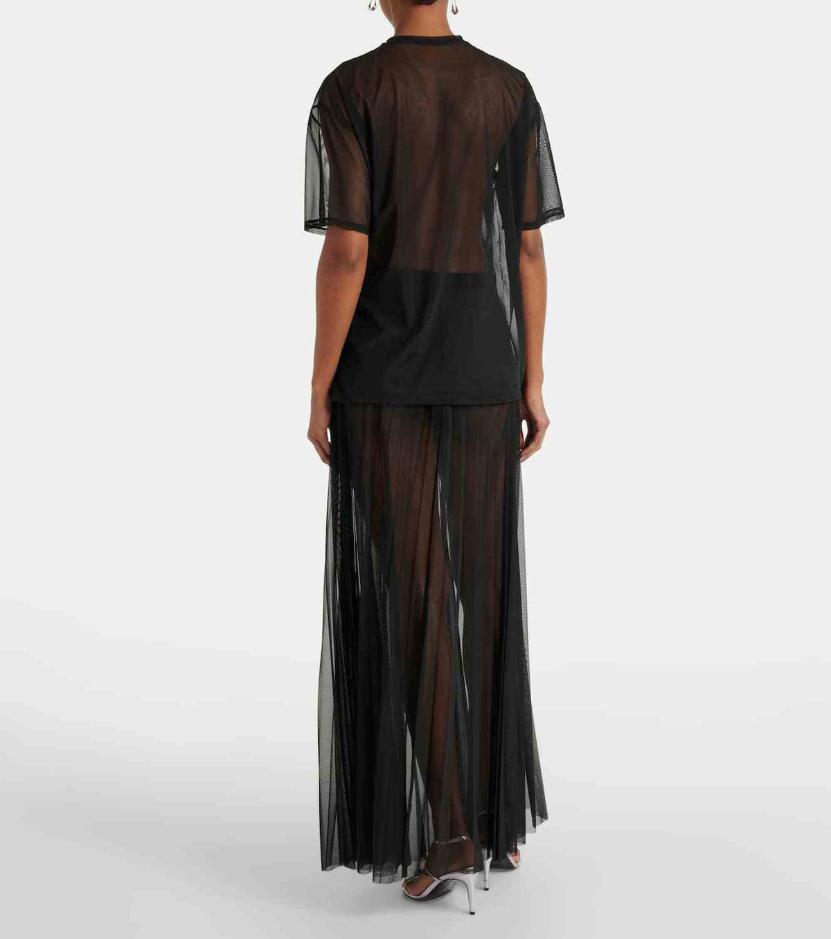 The Frankie Shop Zolli sheer mesh T-shirt