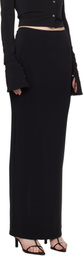 ÉTERNE Black Emma Maxi Skirt