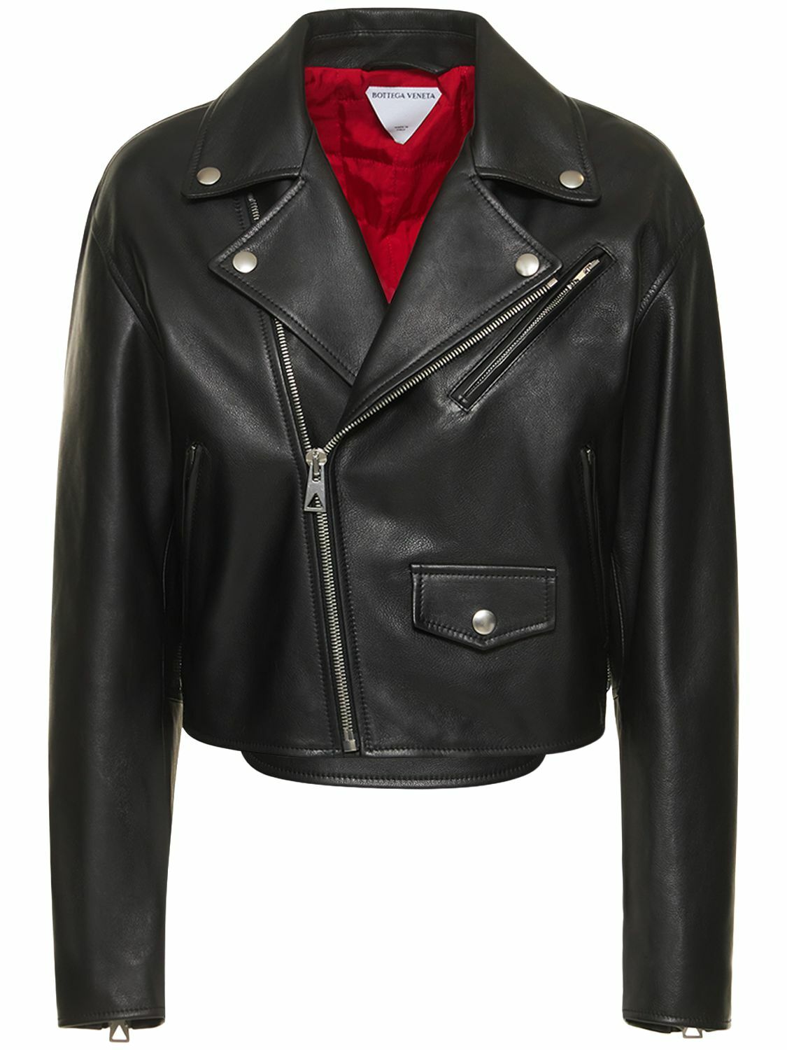 BOTTEGA VENETA - Leather Biker Jacket Bottega Veneta