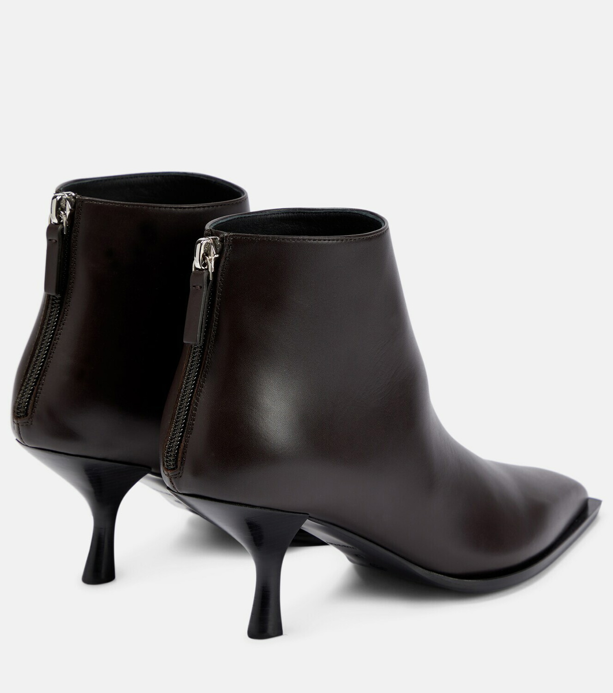 The Row Coco leather ankle boots The Row