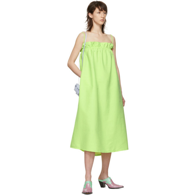 maryam nassir zadeh green dress Maryam Nassir Zadeh Roberta Ballerina in Navy Blue main image 1