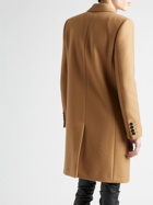 SAINT LAURENT - Cashmere Overcoat - Brown