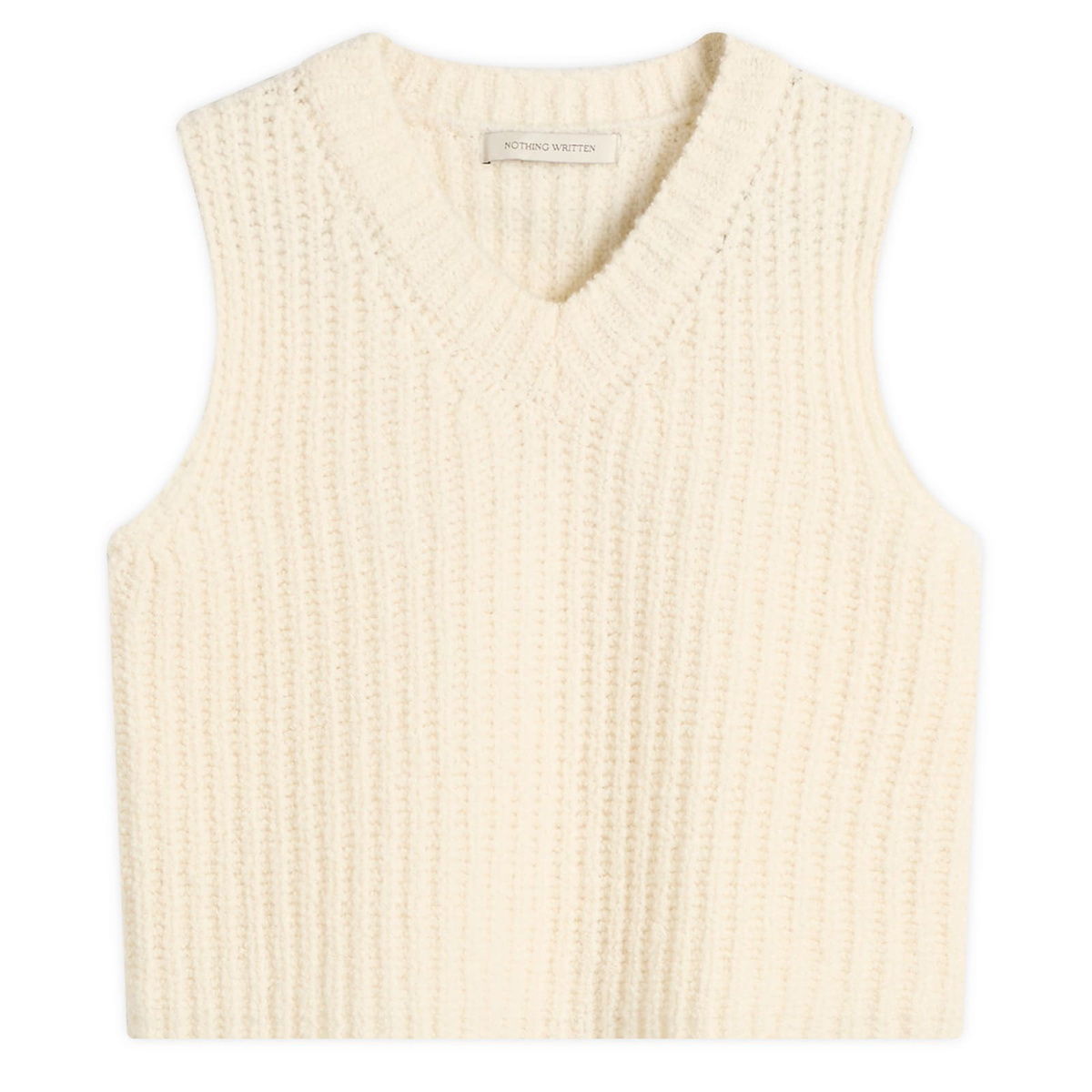 Nothing Written Women's Garine Wool Vest in Ivory