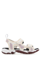 McQ Alexander McQueen Multicolor Fabric S10 Striae Sandals