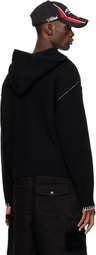 Andersson Bell Black Heart Logo Zip-Up Hoodie
