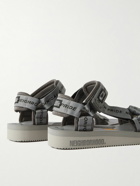 Suicoke - Neighborhood Depa-V2 Logo-Jacquard Sandals - Gray