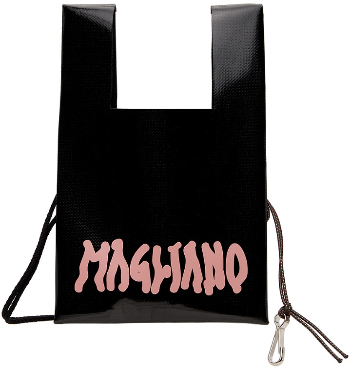 Photo: Magliano Black & Pink Small Emergency Tote