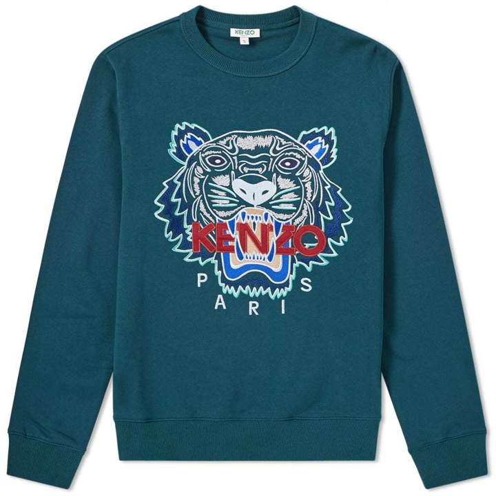 Photo: Kenzo Tiger Embroidered Sweat Blue