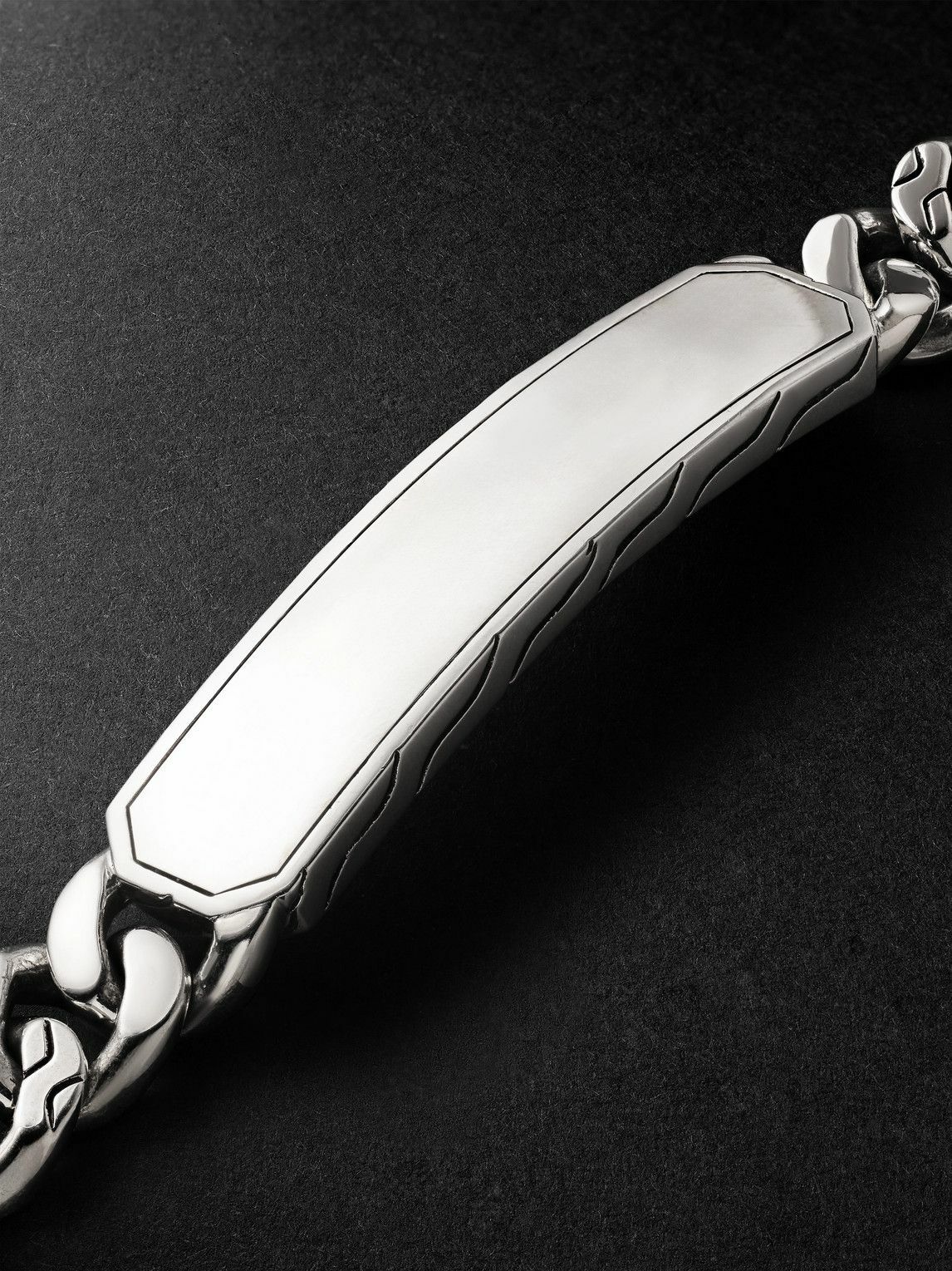 John Hardy - Sterling Silver Chain ID Bracelet - Silver