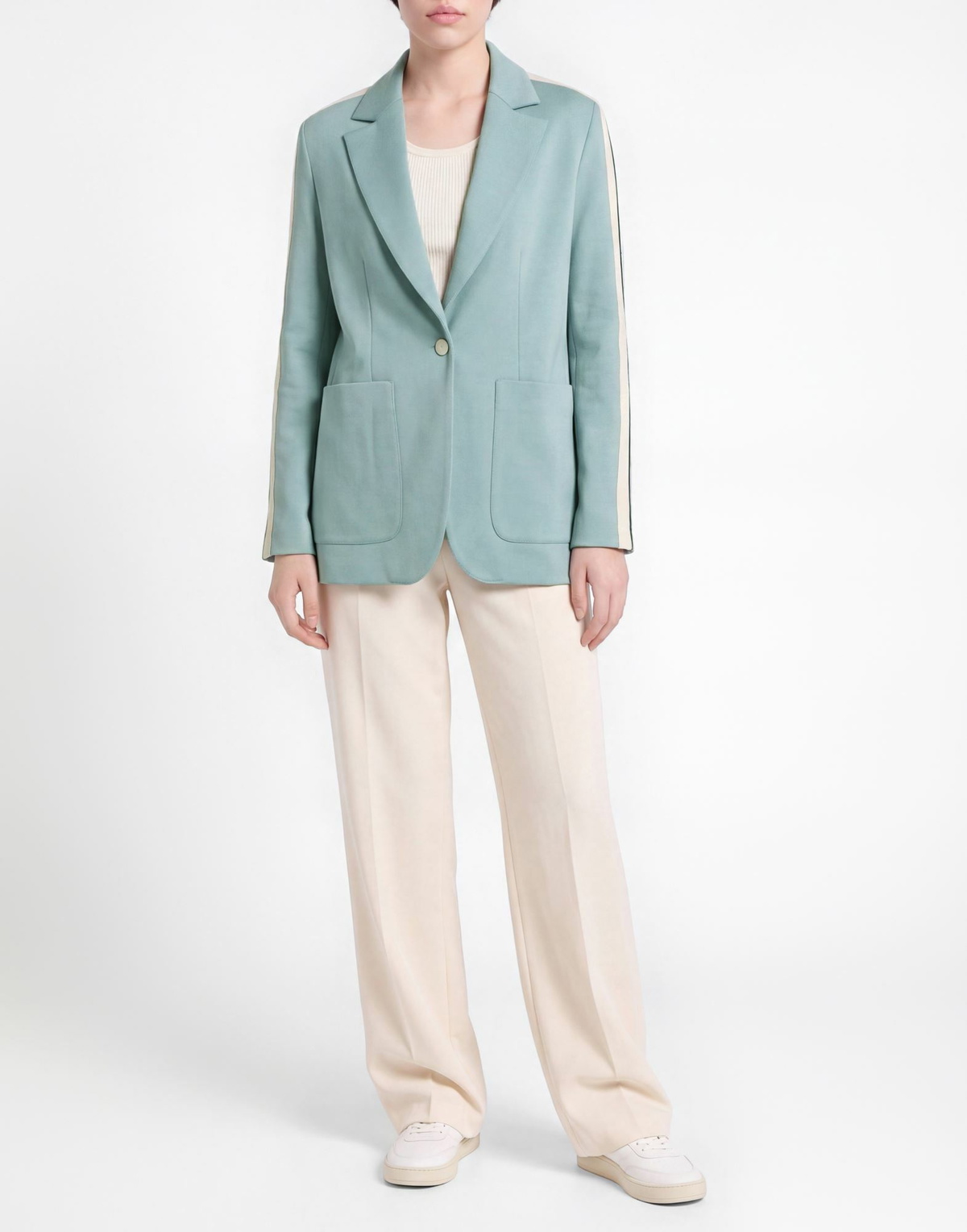 Palm Angels Womens Blazer Light in Blue