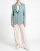 Palm Angels Womens Blazer Light in Blue