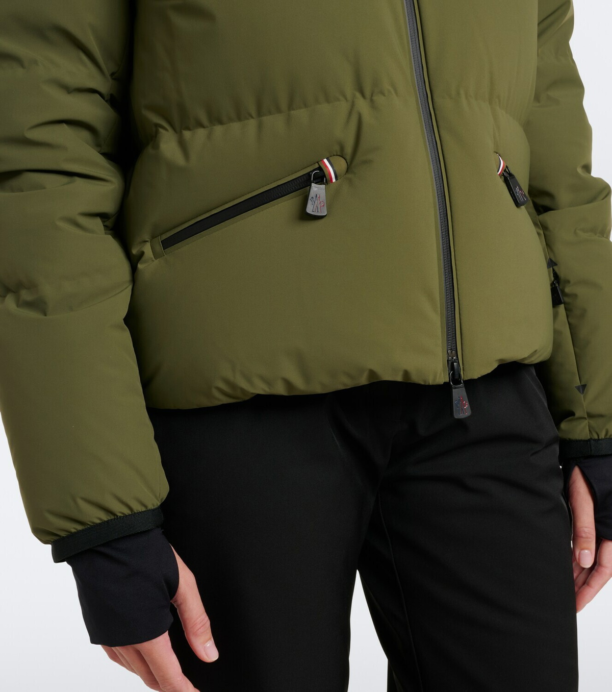 Moncler Grenoble Hooded down ski jacket