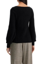 LOULOU STUDIO 'hermus' ribbed cashmere Black