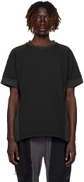 _J.L - A.L_ Black Paneled T-Shirt