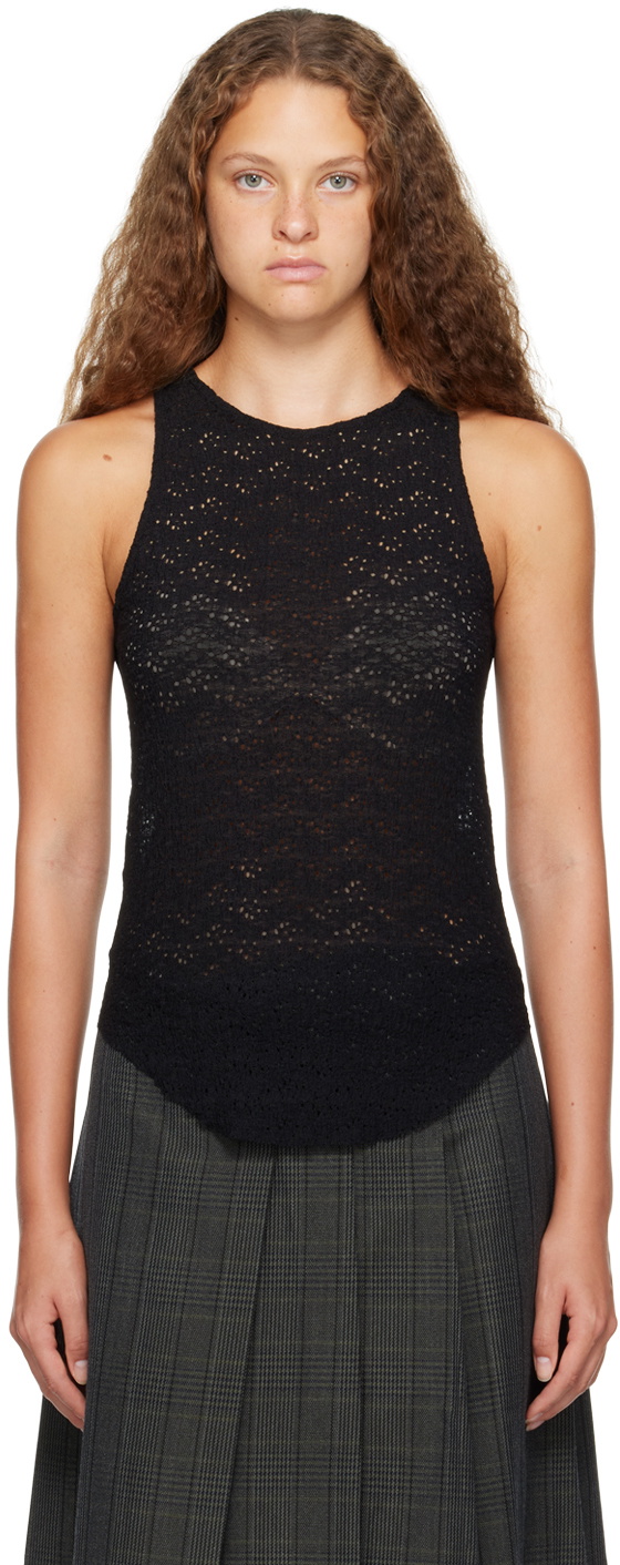 Song for the Mute Black Crewneck Tank Top