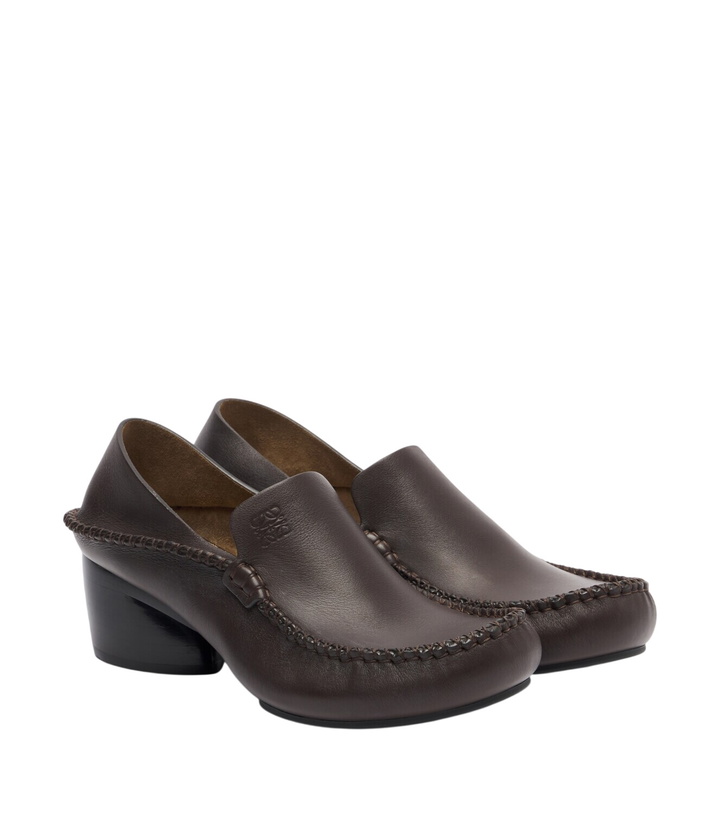Photo: Loewe Oval leather loafer pumps