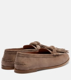 Aquazzura Freddie suede loafers