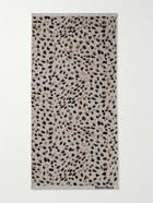 Wacko Maria - Leopard-Print Cotton-Jacquard Beach Towel