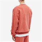 Cole Buxton Men's Warm Up Crew Sweat in Coral
