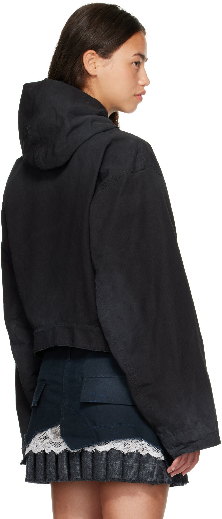 Balenciaga Black Cropped Jacket