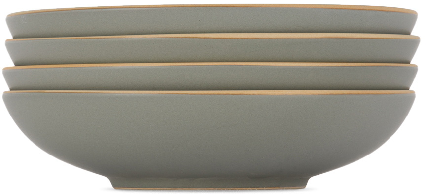 Lineage Ceramics Gray Salad Bowl, 4 pcs