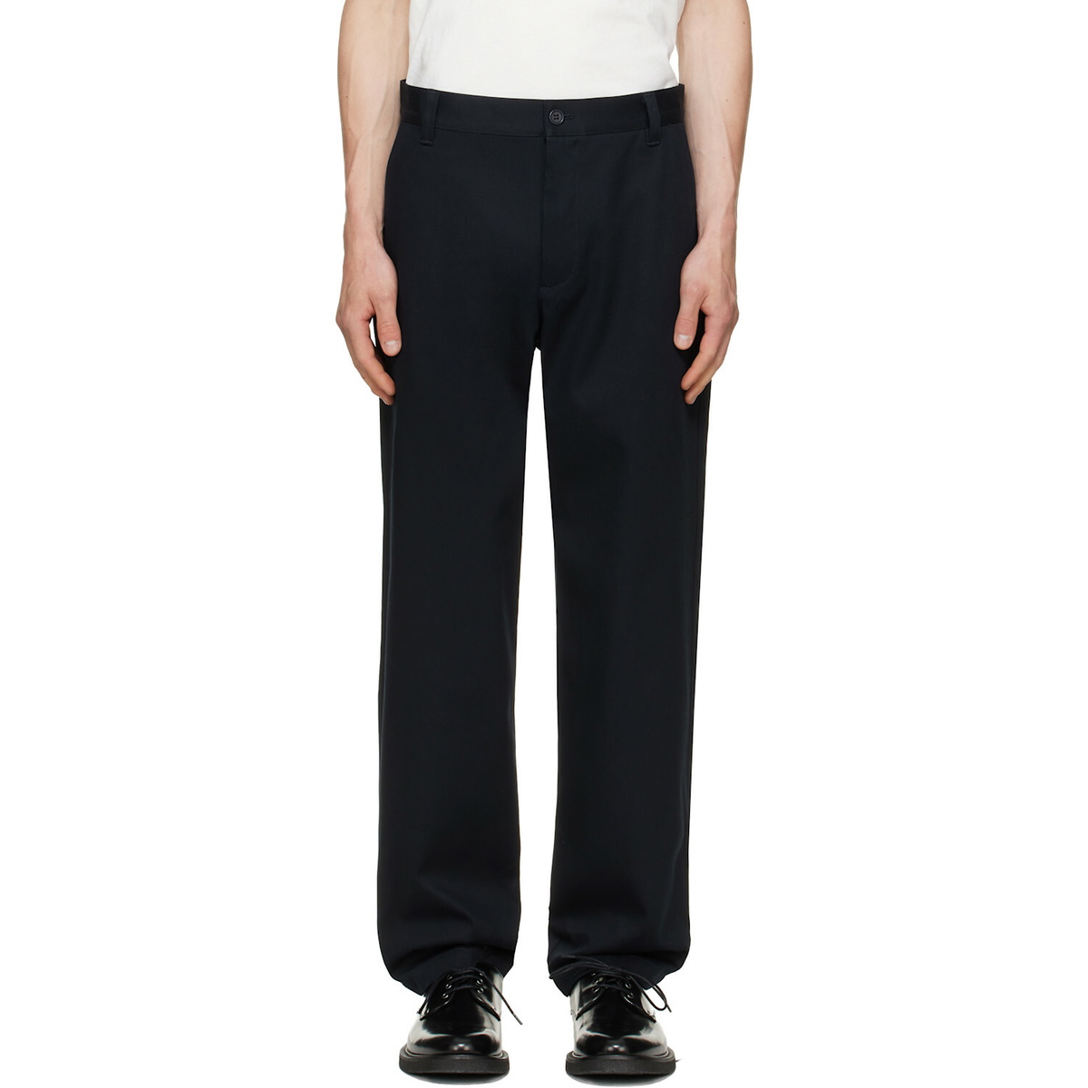 A.P.C. Navy Lawrence Chino Trousers
