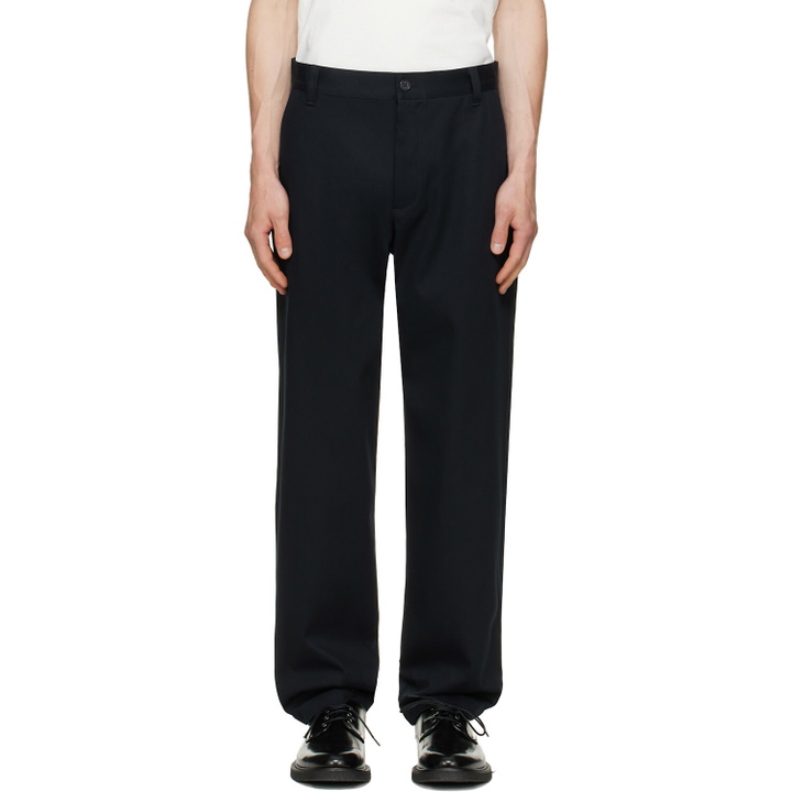 Photo: A.P.C. Navy Lawrence Chino Trousers